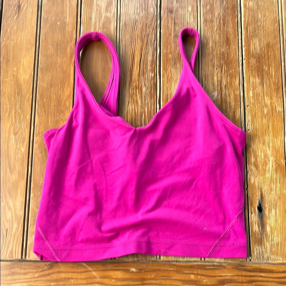Lululemon Pink Scoop Neck Bra Intimates Sleepwear